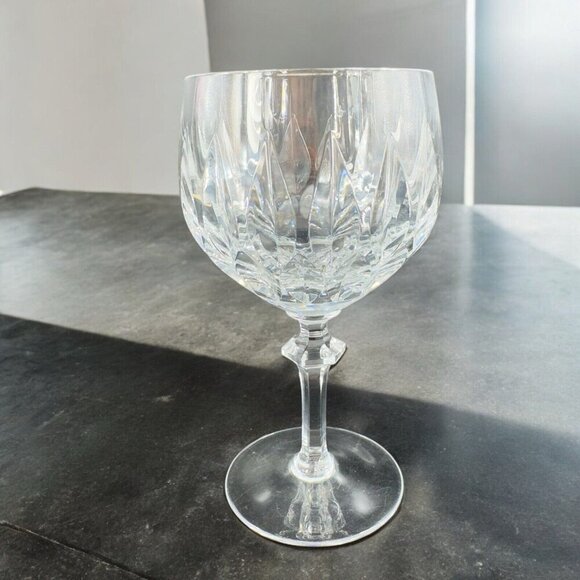 Gorham Crystal LA SCALA Clear Drinking Glass Stemware Goblet Single Glass 6.5in - Picture 1 of 16
